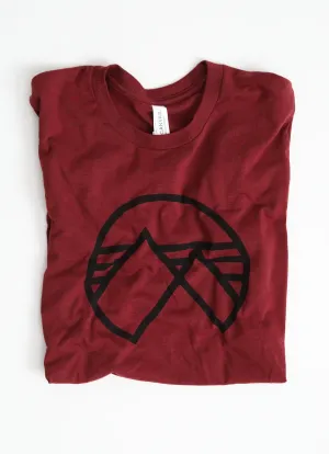 Logo tee (Burgundy)