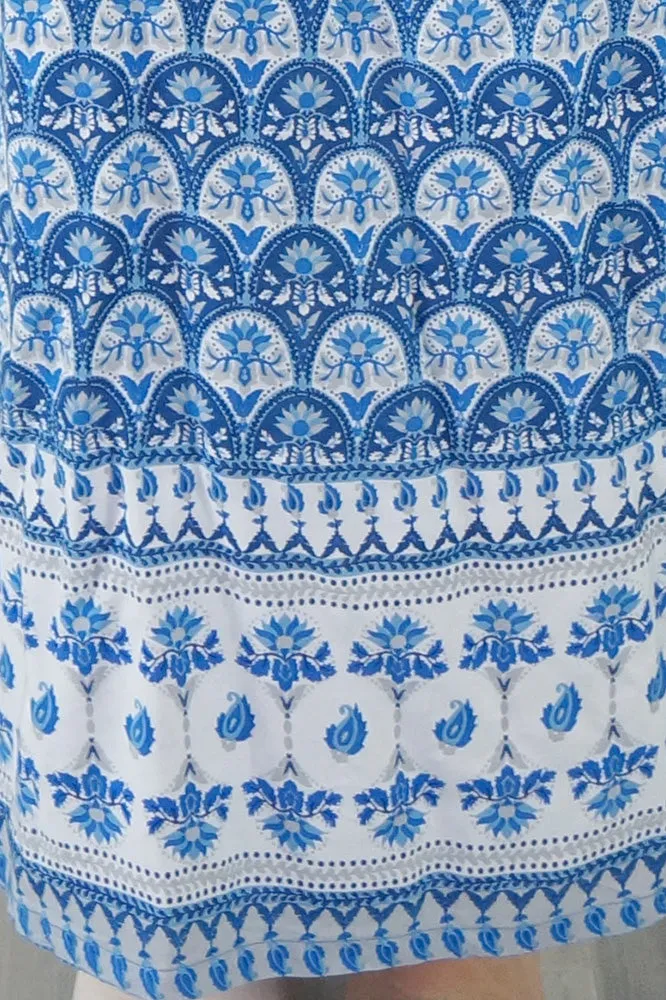 Long Chloe Dress "Scallop"