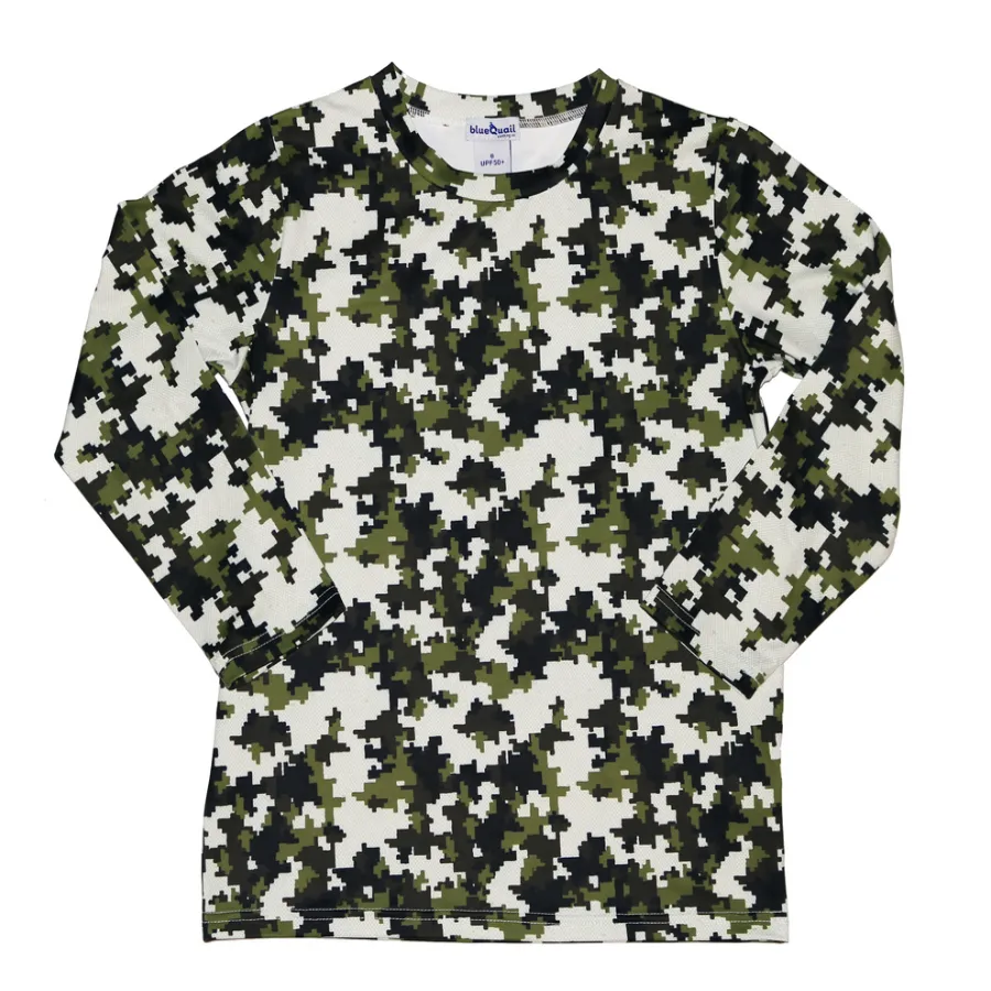 Long Sleeve Performance Tee | Digi Green Camo