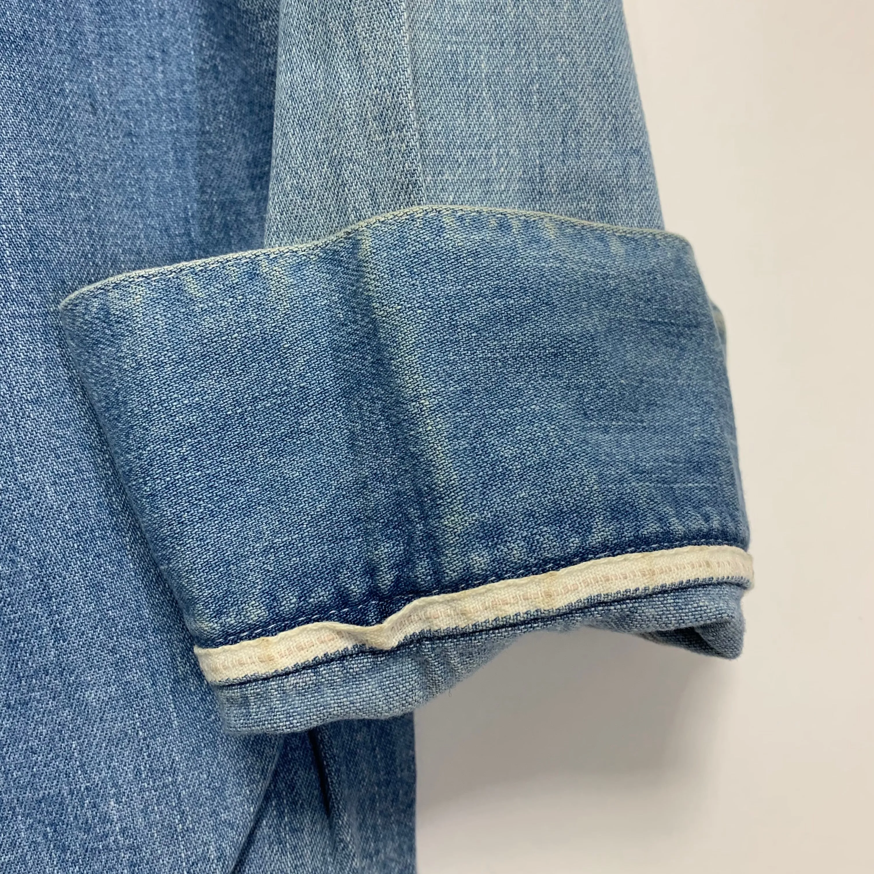 [M] VISVIM SOCIAL SCULPTURE SHIRT L/S DAMAGED INDIGO