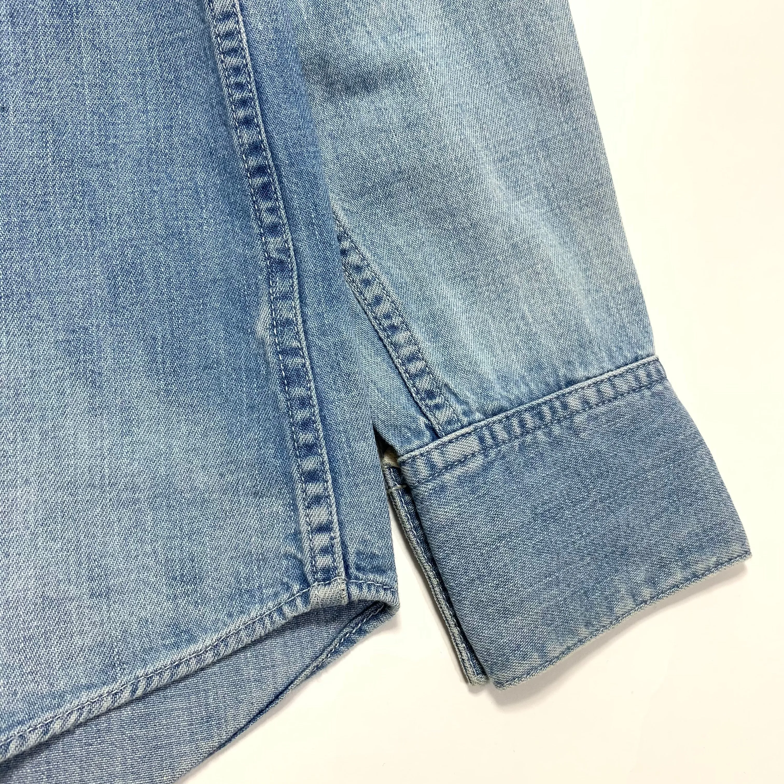 [M] VISVIM SOCIAL SCULPTURE SHIRT L/S DAMAGED INDIGO