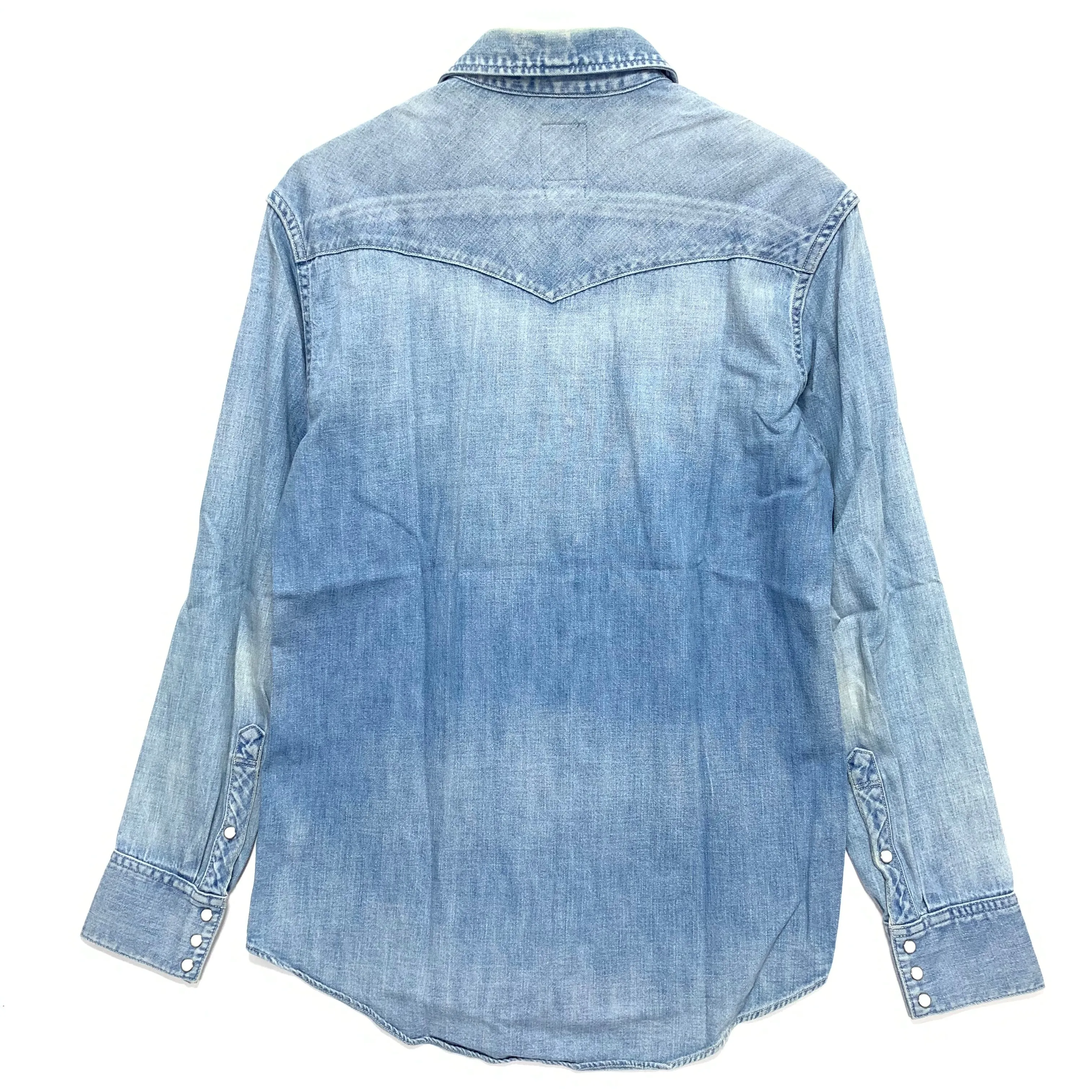 [M] VISVIM SOCIAL SCULPTURE SHIRT L/S DAMAGED INDIGO