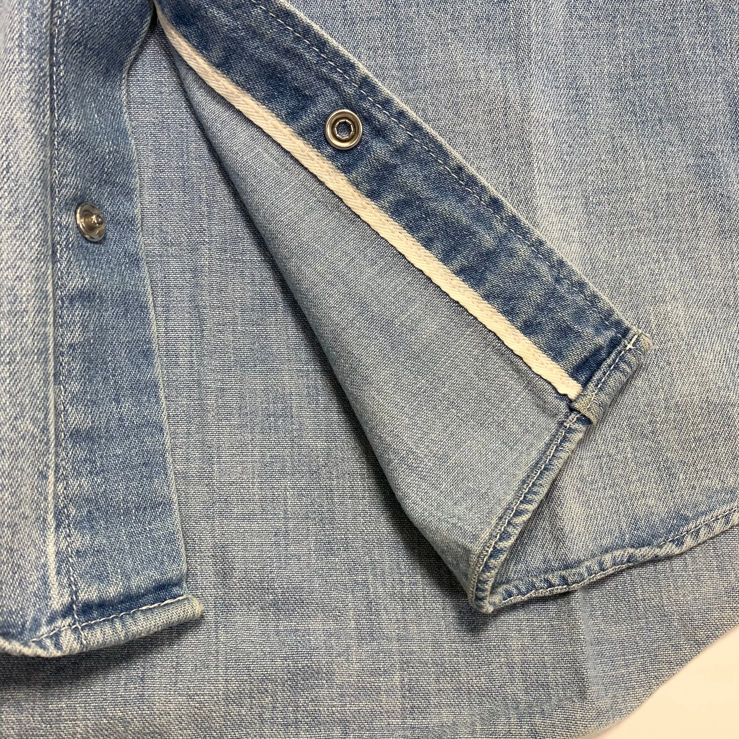 [M] VISVIM SOCIAL SCULPTURE SHIRT L/S DAMAGED INDIGO