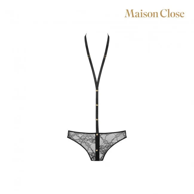 Maison Close | Le Petit Secret | kanten slip met halter