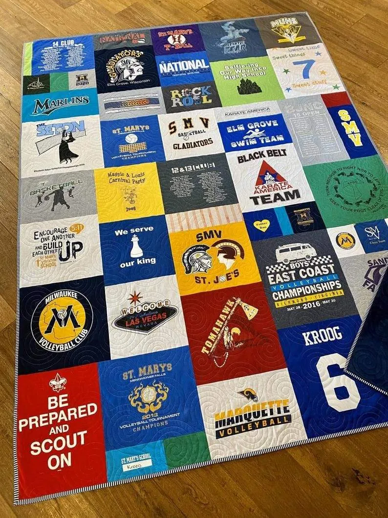 Memory Quilt Deposit T Shirt Quilt Blanket
