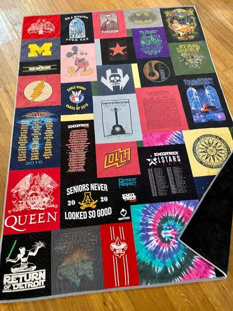 Memory Quilt Deposit T Shirt Quilt Blanket