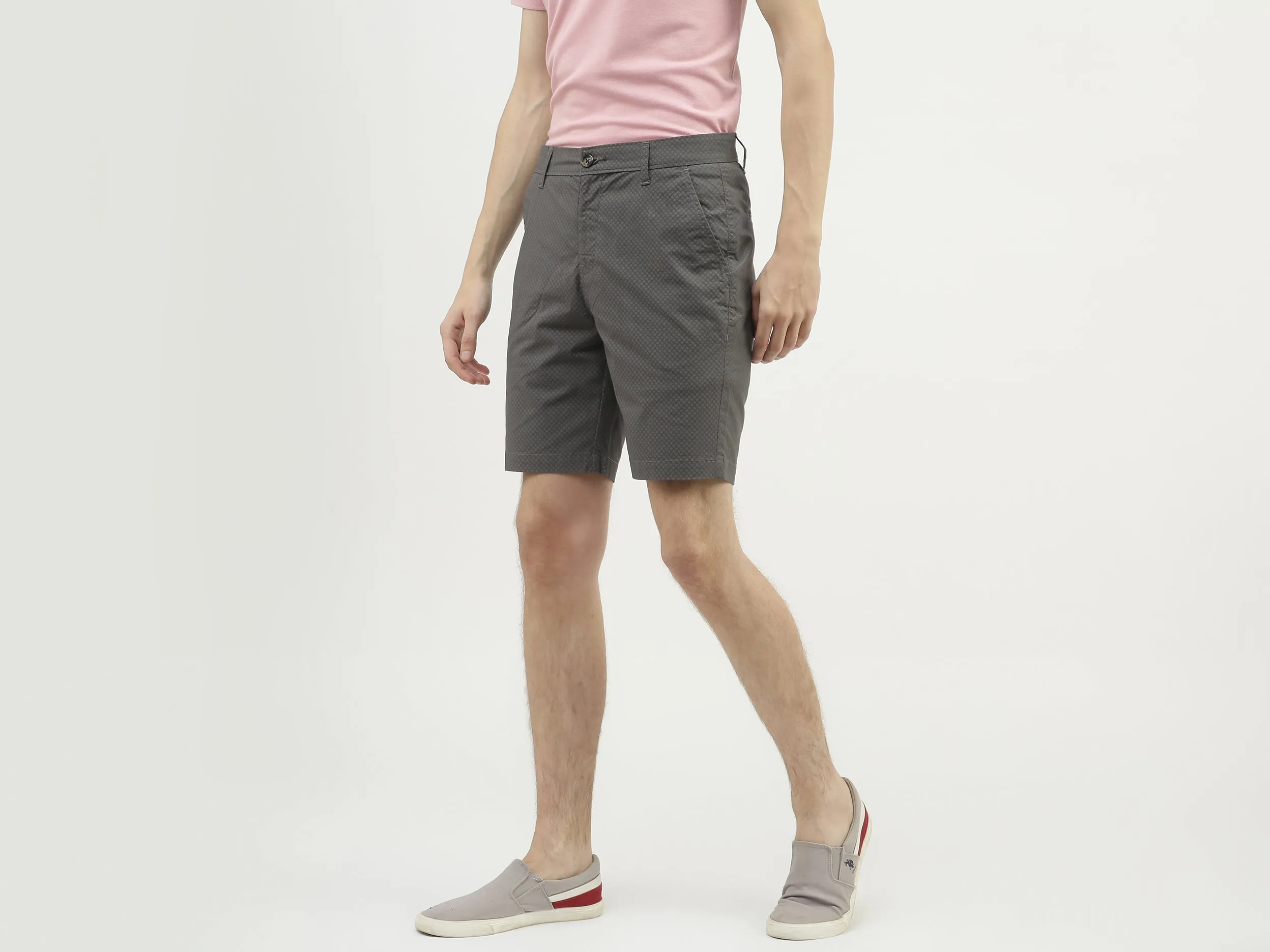 Men Printed Slim Fit Shorts