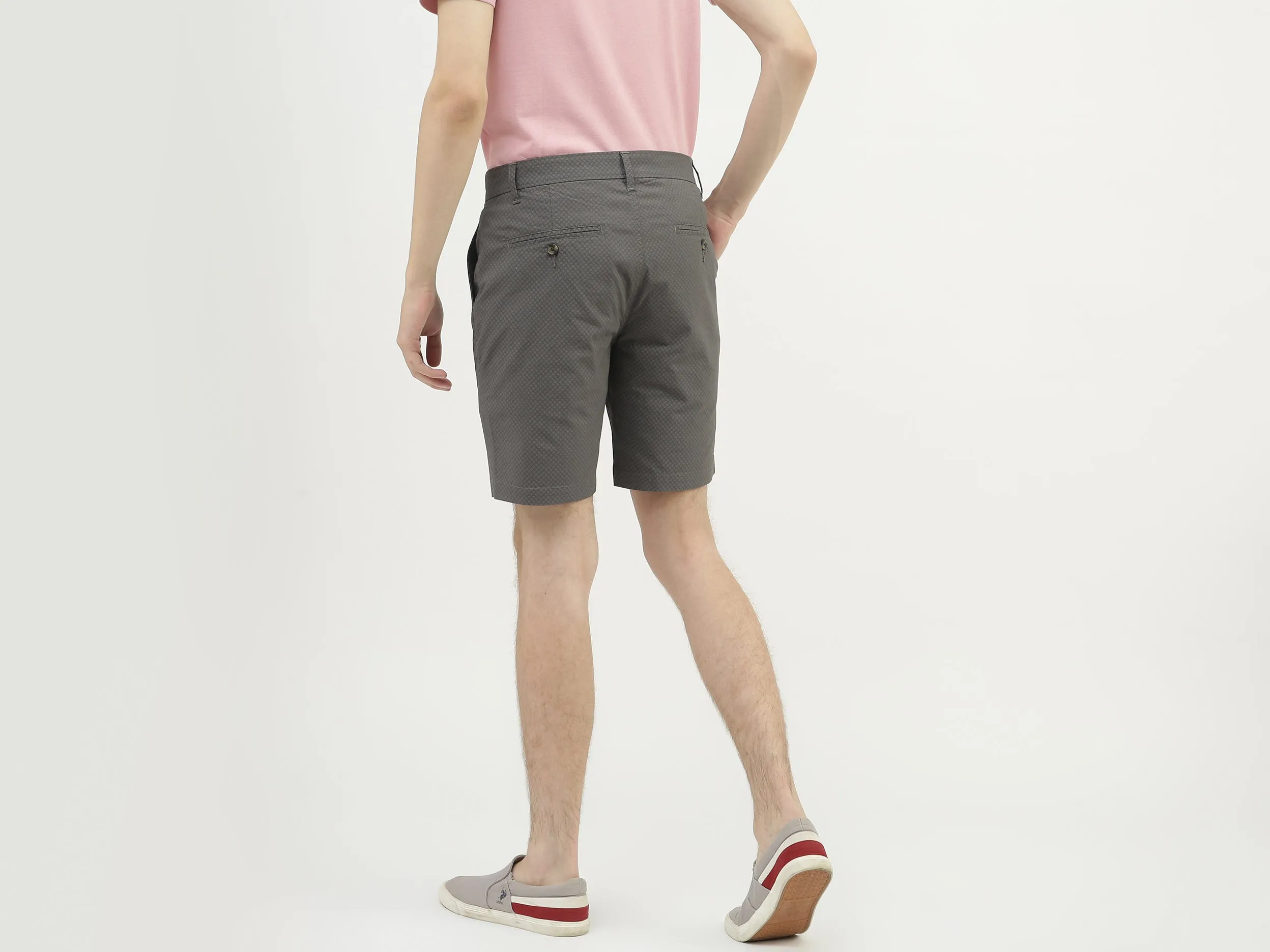 Men Printed Slim Fit Shorts