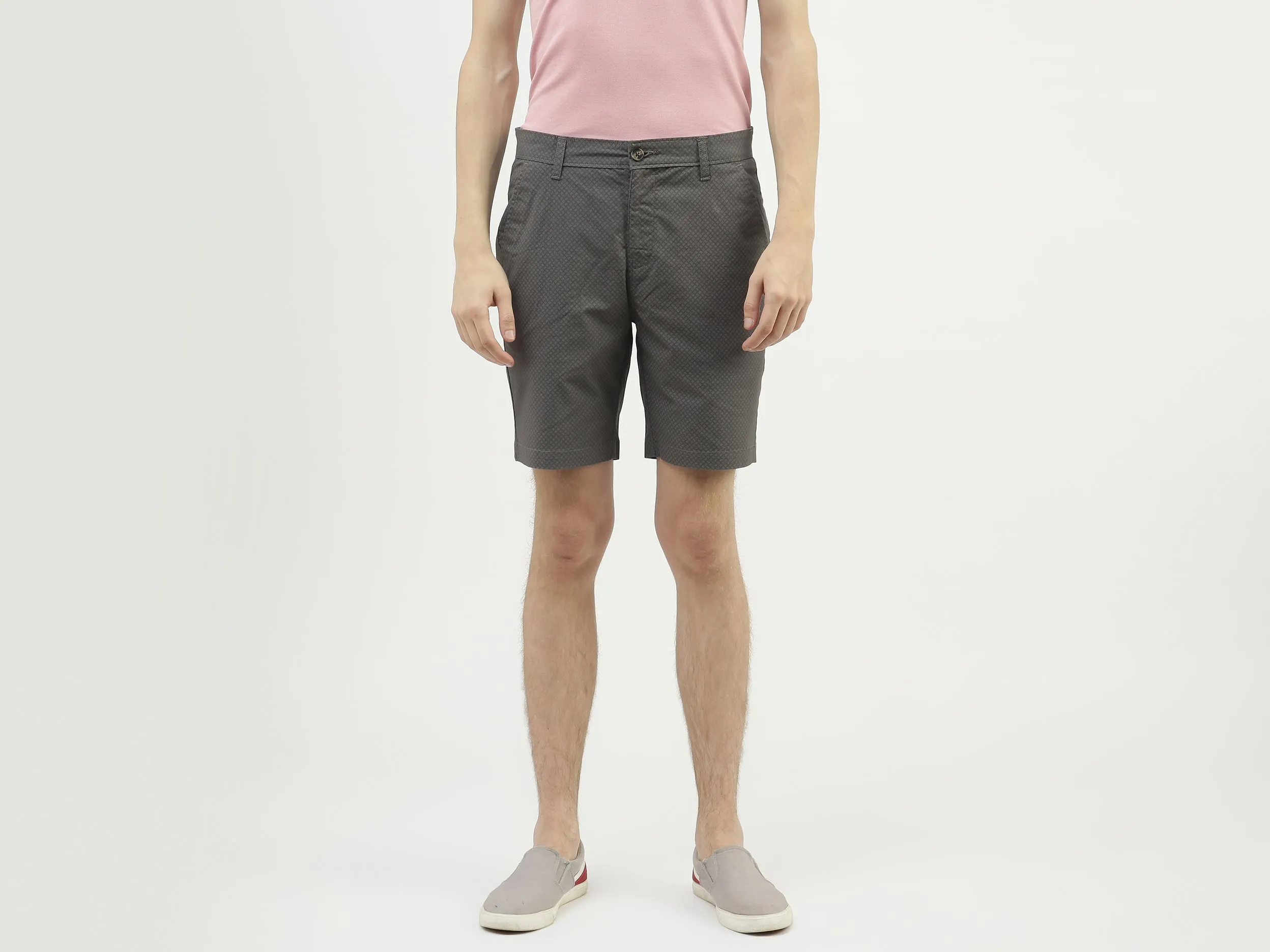 Men Printed Slim Fit Shorts