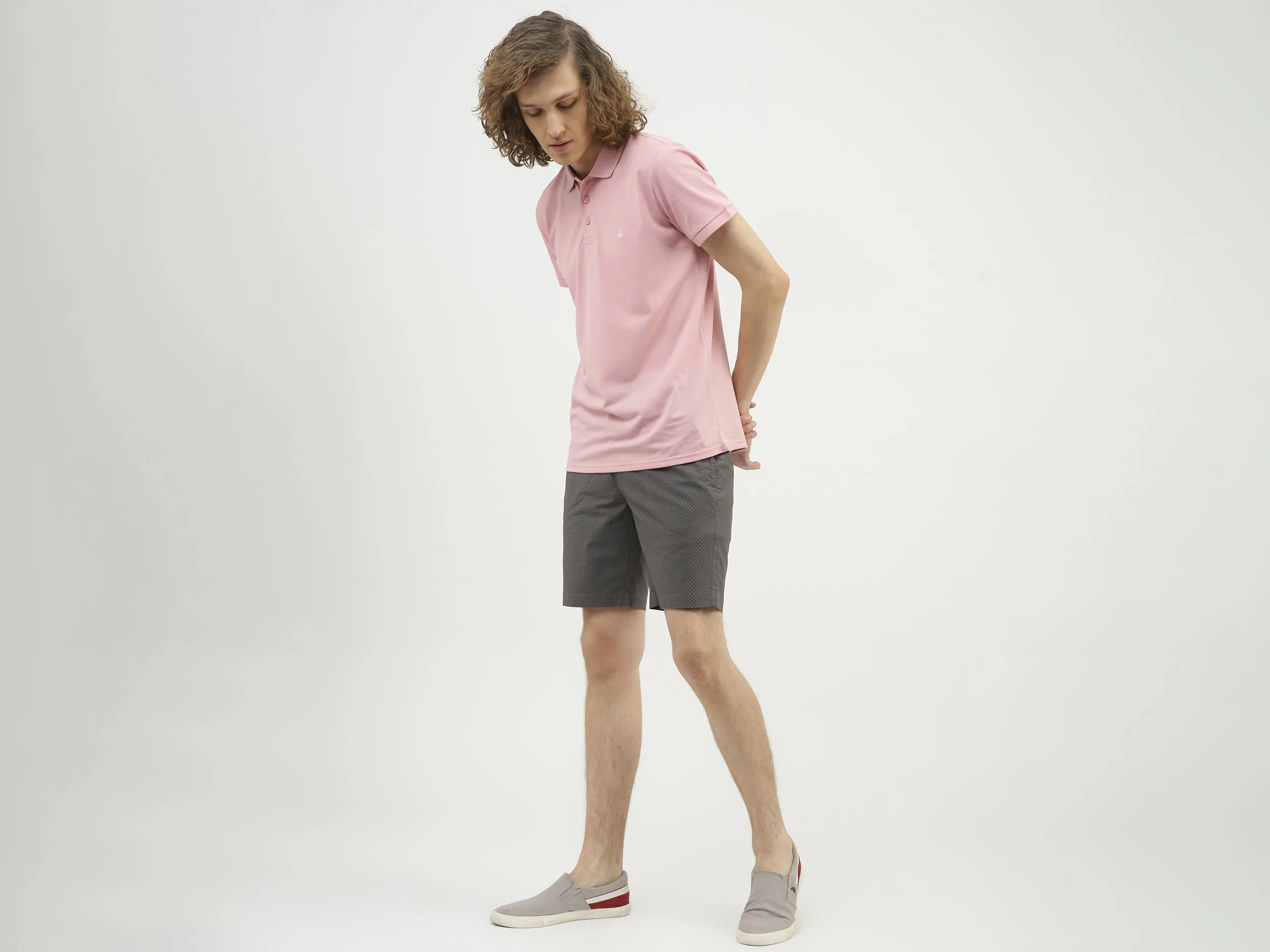 Men Printed Slim Fit Shorts