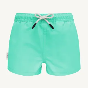 Men UV Swim Short Neo Mint Green - solid