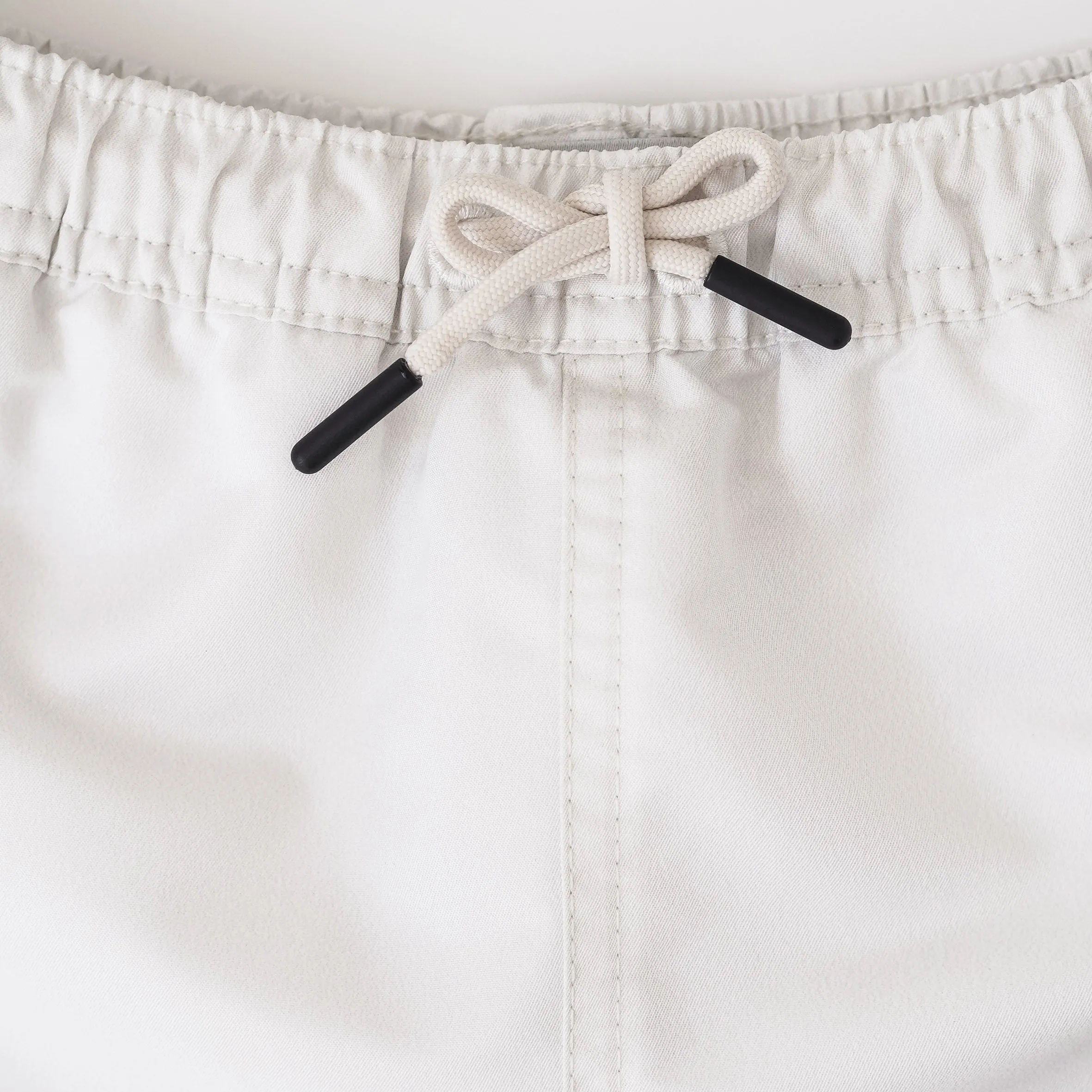 Men UV Swim Short Pearl White - solid