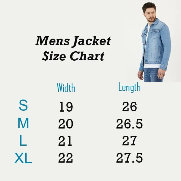 Mens Denim Jacket Light Blue