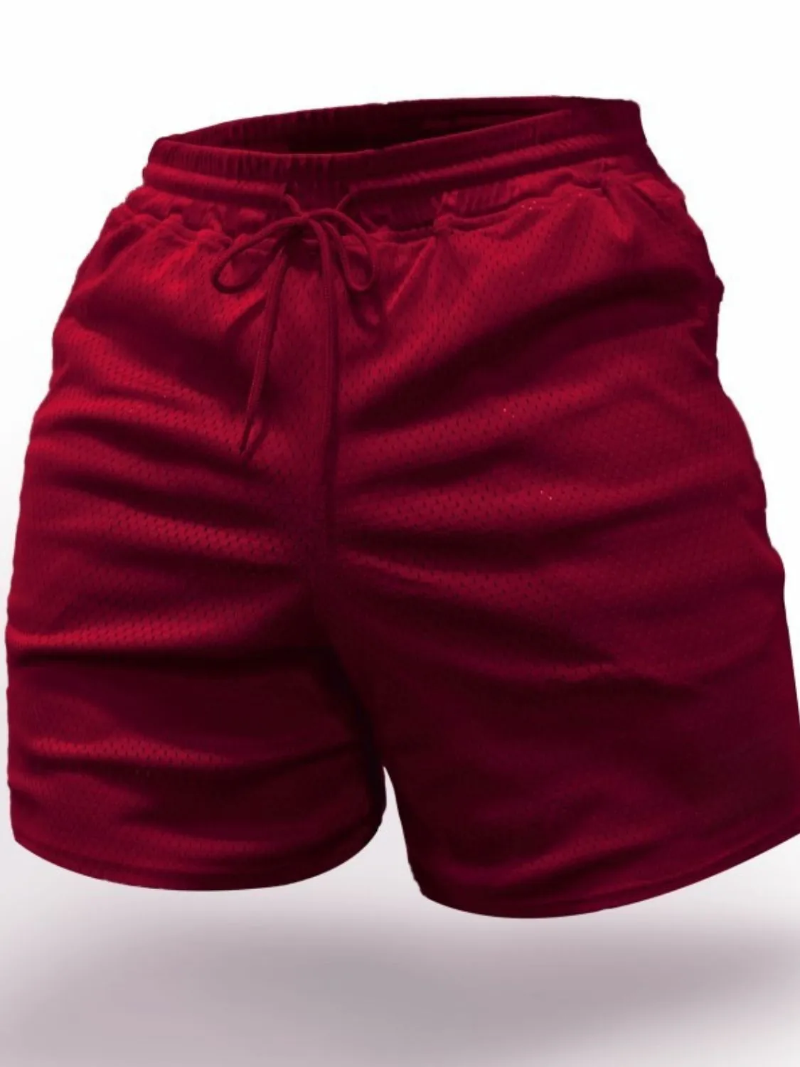 Men's Plus Size Drawstring Breathable Shorts