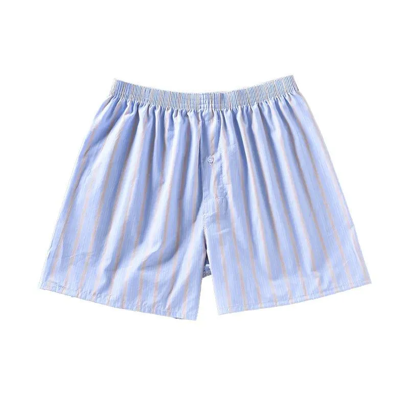 Men's Striped Boxers Breathable