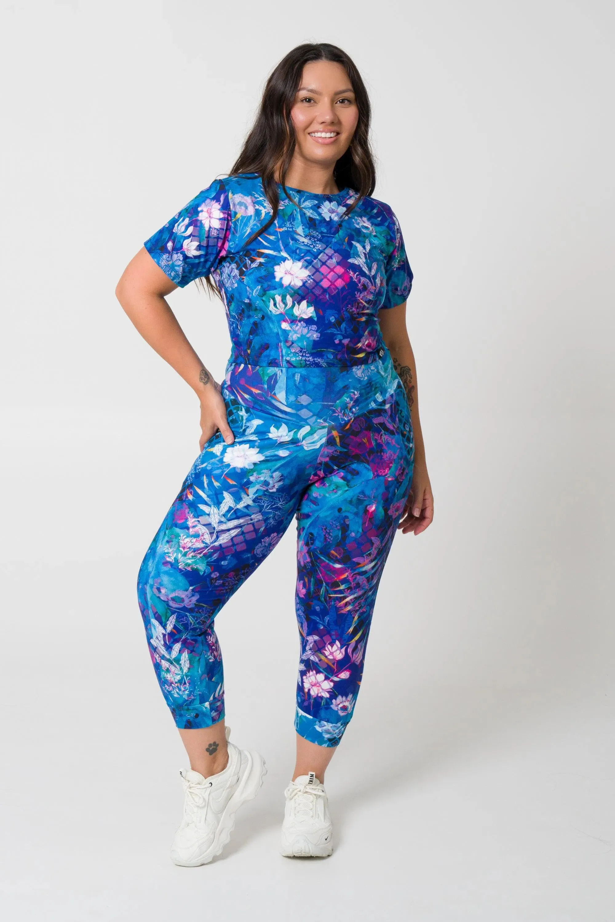 Mermaid Mafia Soft To Touch - Jogger Capris W/ Pockets