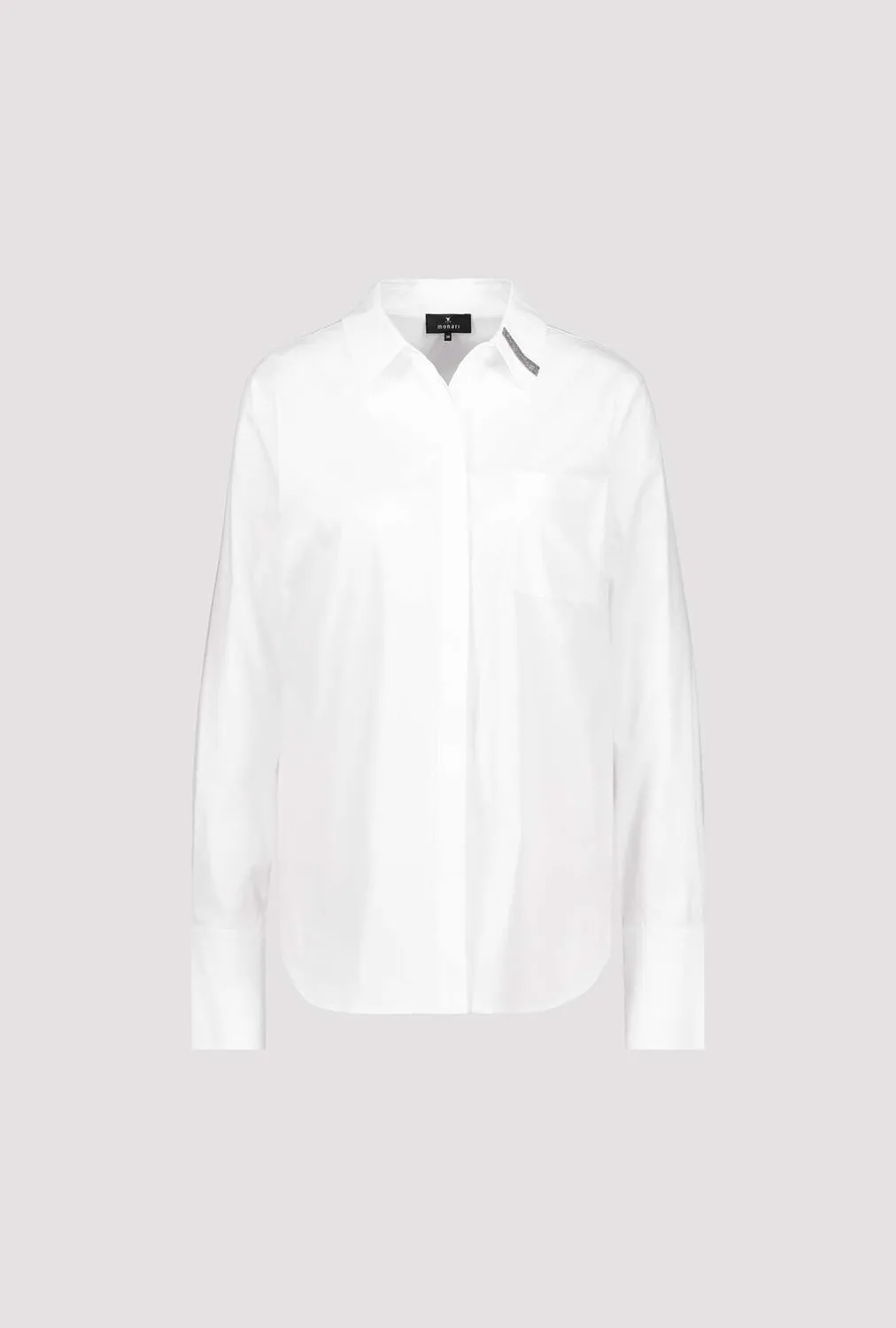 Monari Shirt with Chain Detail at Collar M407448