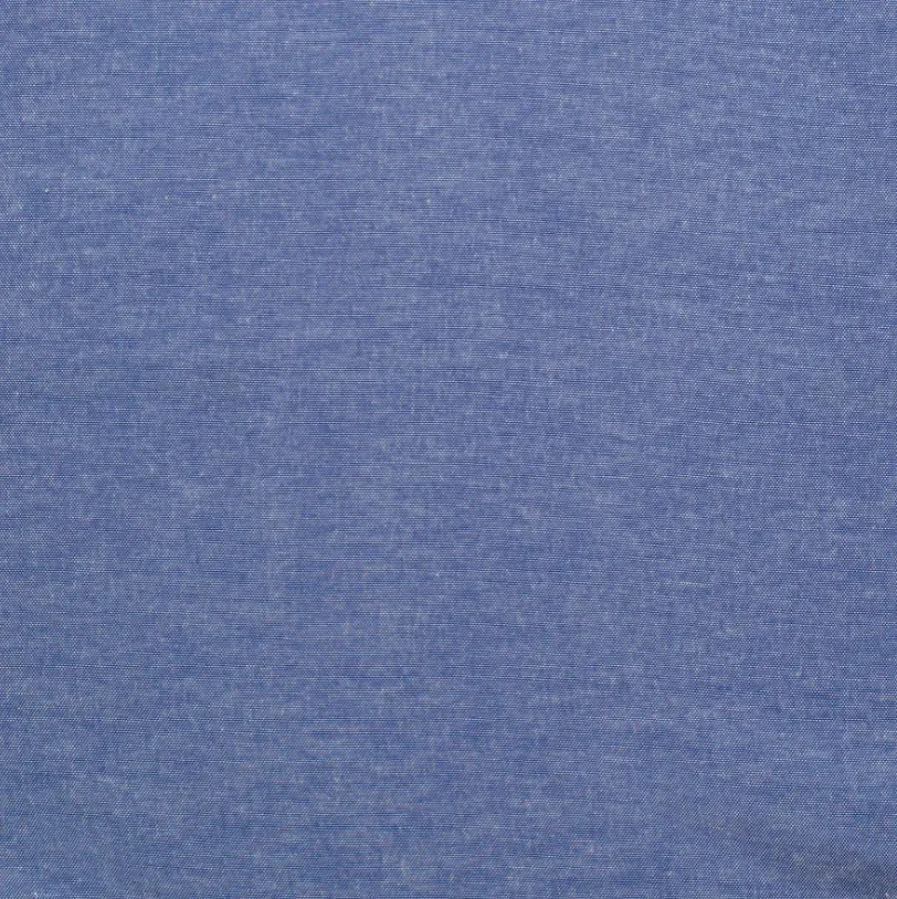 MWLS2491 Just Country Austin Long Sleeve Full Button Solid Work shirt - Cobalt Blue Chambray