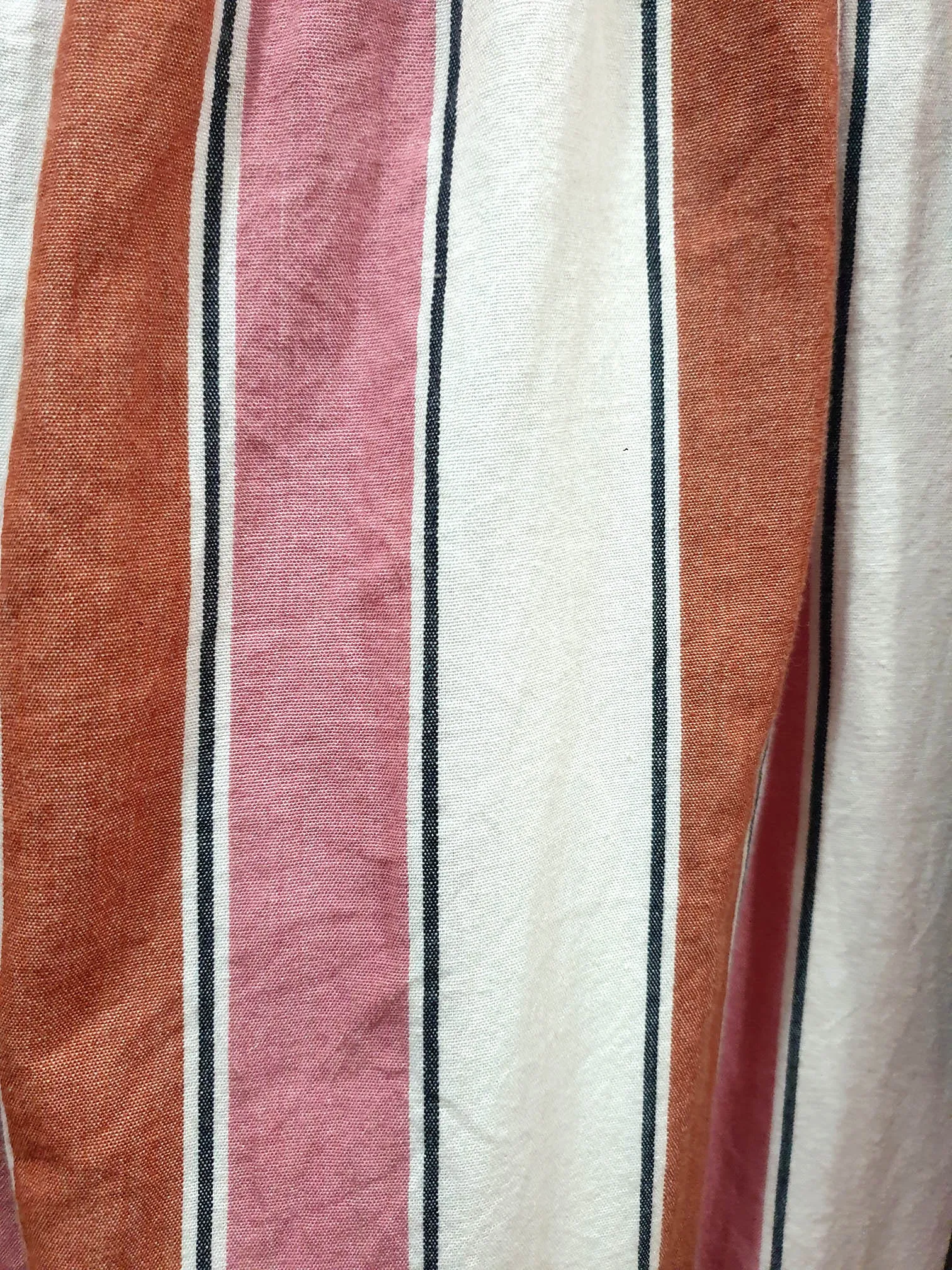Nancybird striped cotton skirt size 18 (note: inconsistencies)