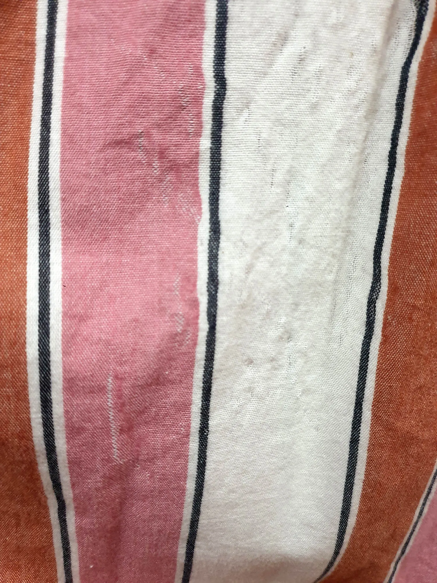 Nancybird striped cotton skirt size 18 (note: inconsistencies)