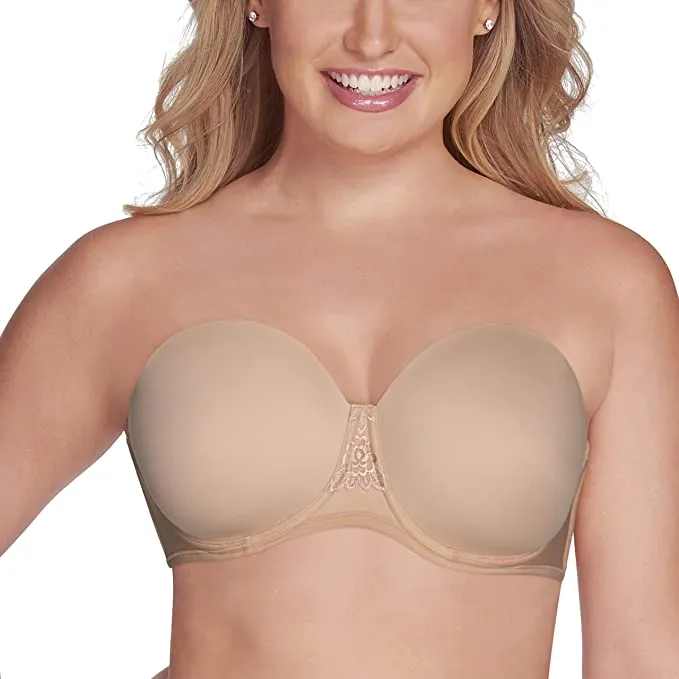 New Vanity Fair Women's Beauty Back Smoothing Strapless Bra, Beige, 38C!