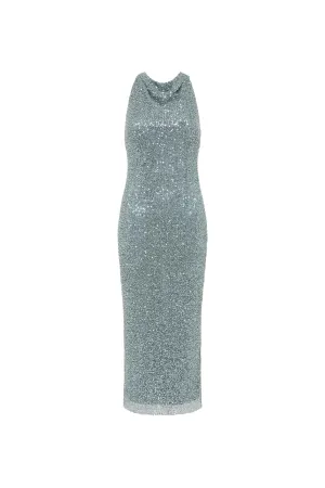 Nixie Halter Midi Dress
