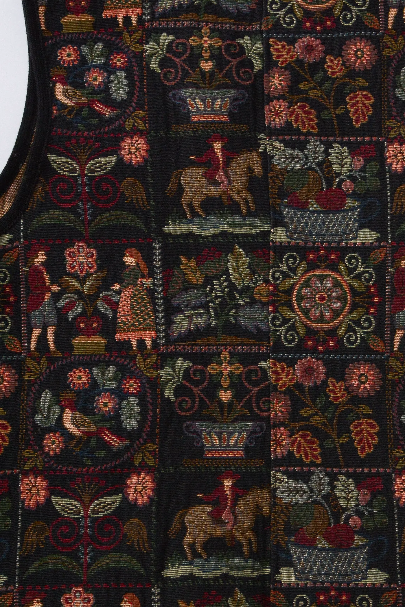 Norwegian Folk Art Tapestry Vest