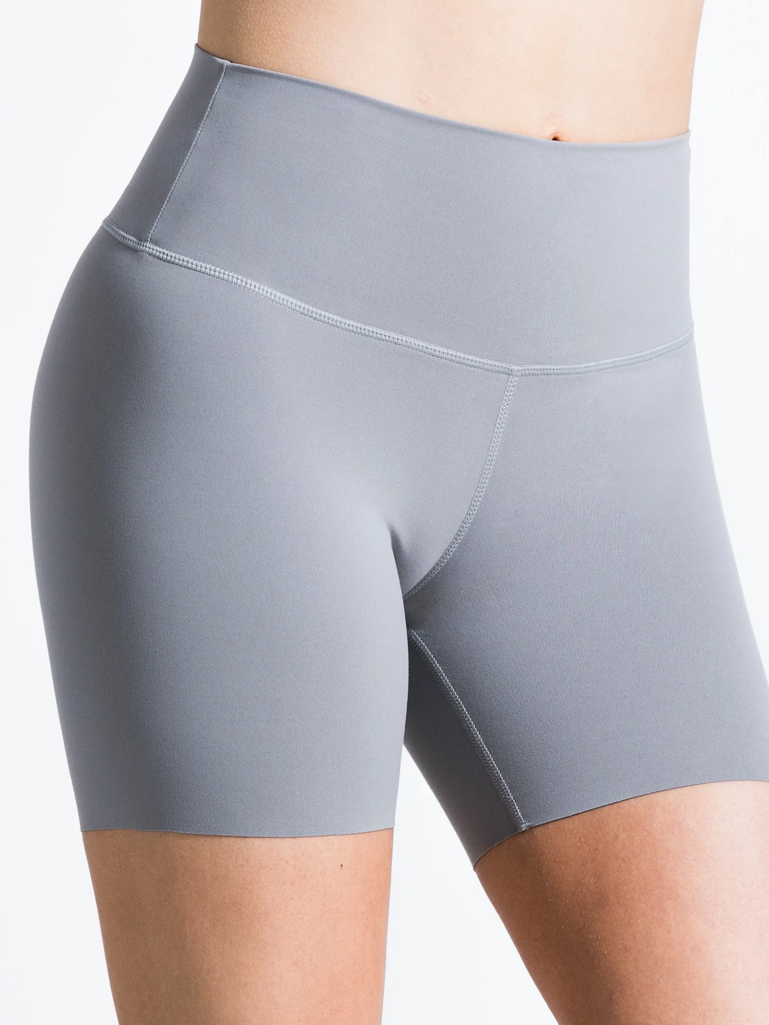 NUDE SHAPE 6" SHORTS, LUNAR GREY