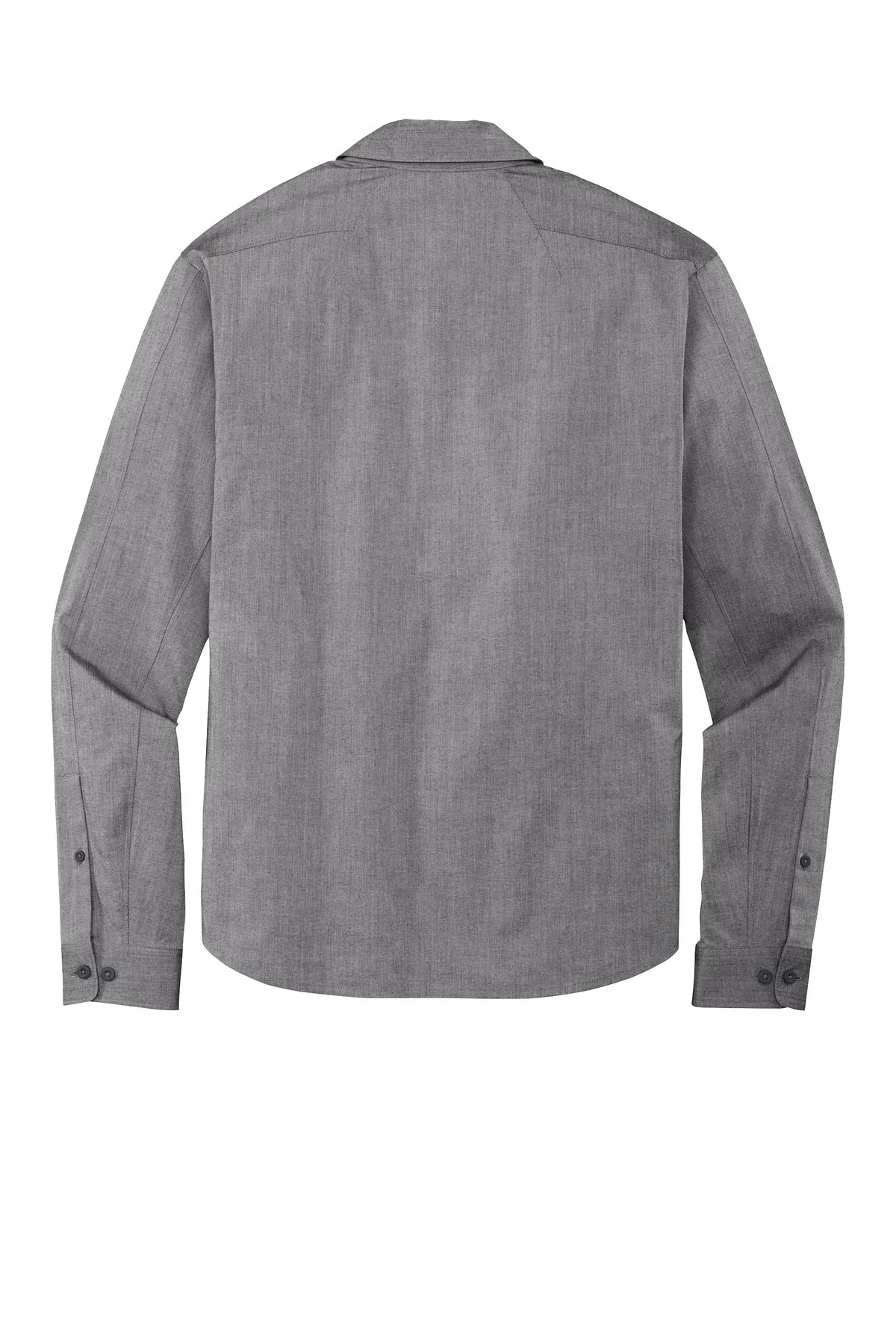OGIO  Commuter Woven Shirt. OG1002 Gear Grey Heather