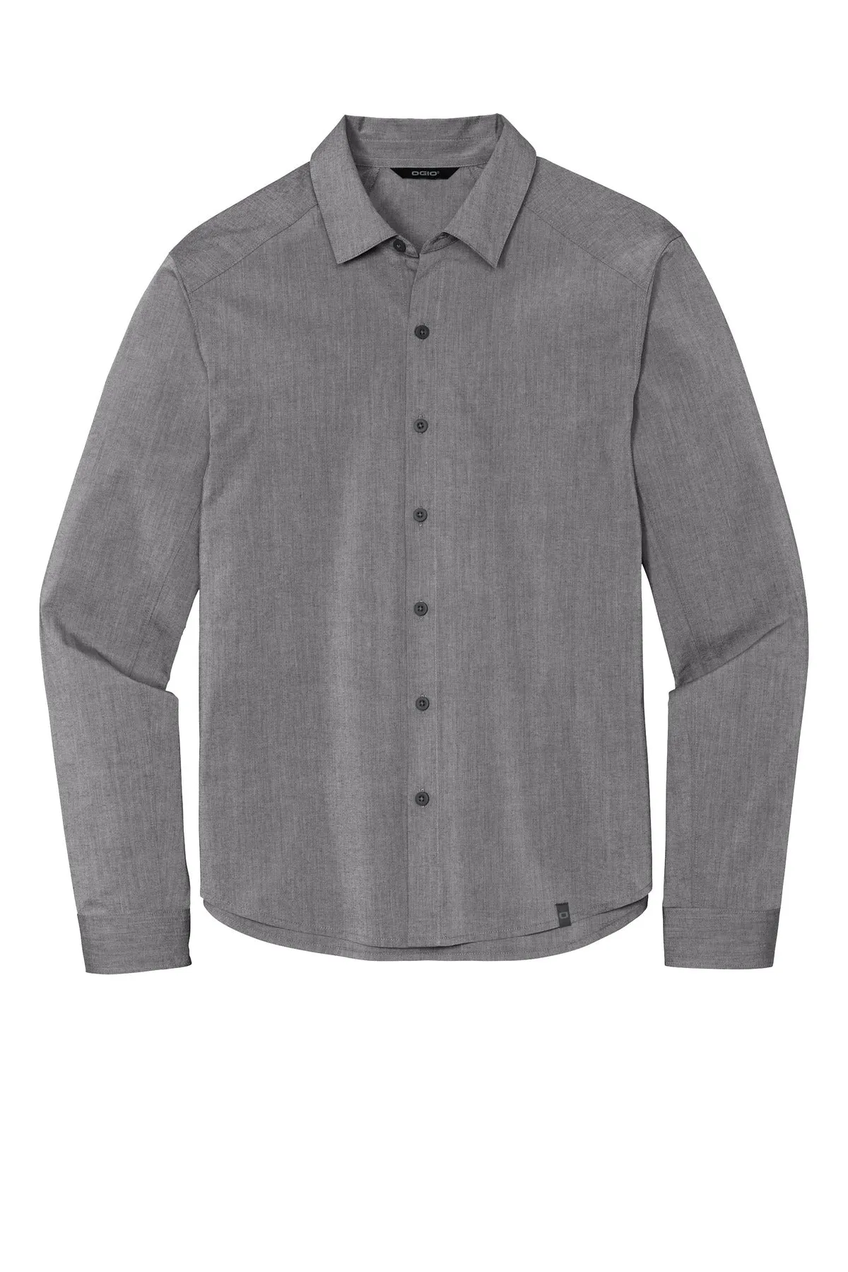 OGIO  Commuter Woven Shirt. OG1002 Gear Grey Heather
