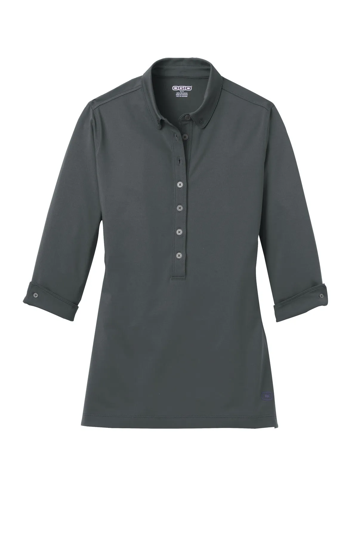 OGIO Women's Gauge Polo. LOG122 Diesel Grey
