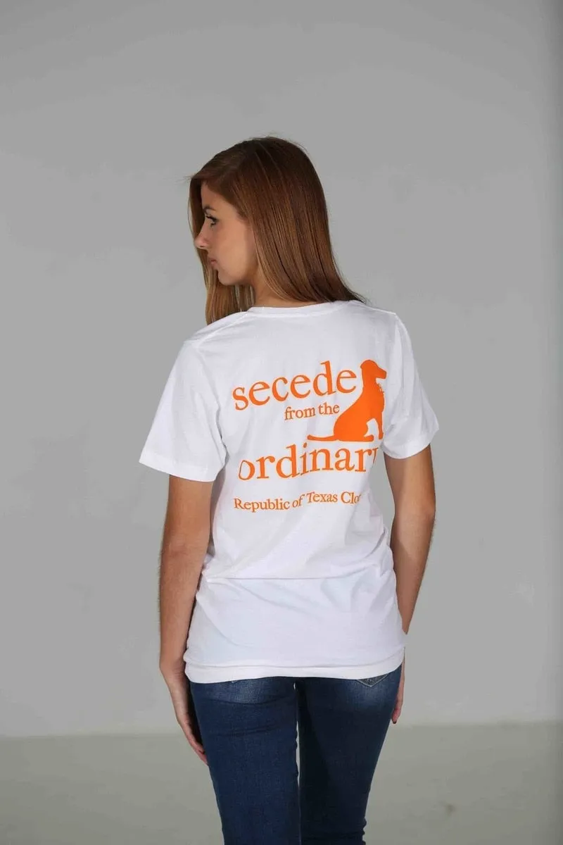 Paisley Pocket Secede White Tee