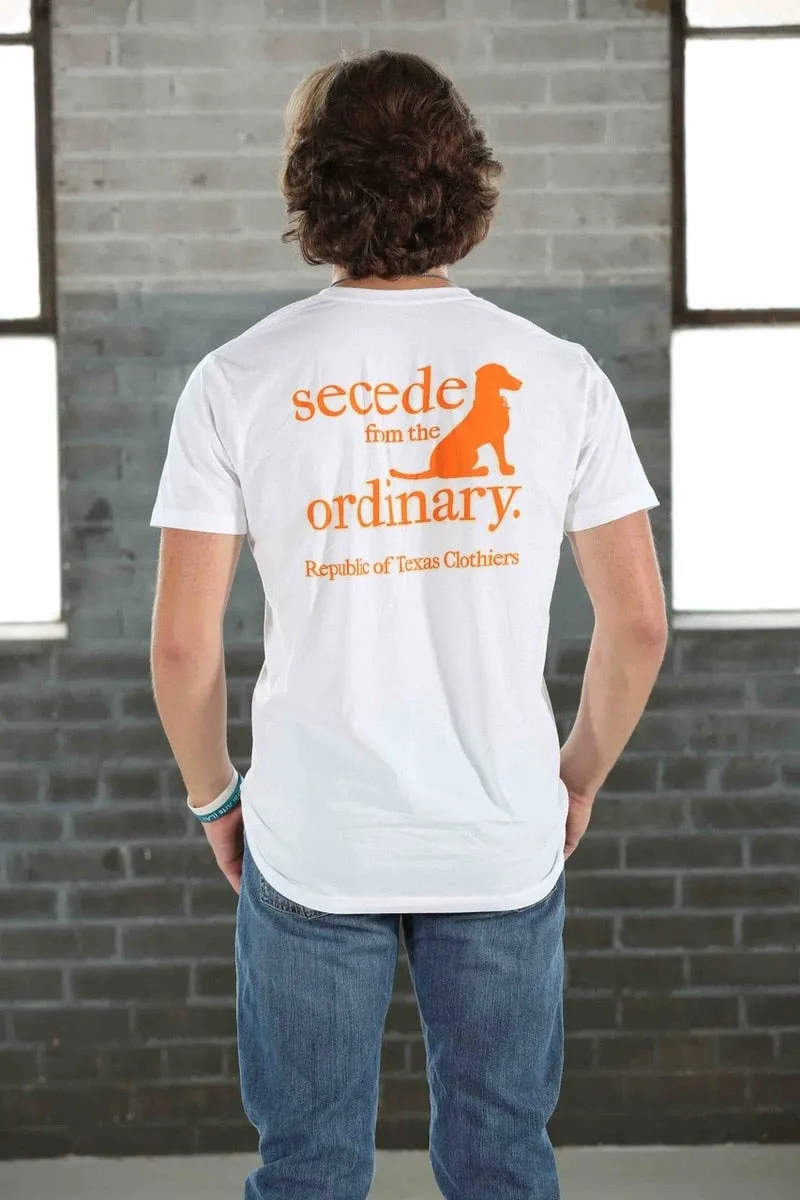 Paisley Pocket Secede White Tee