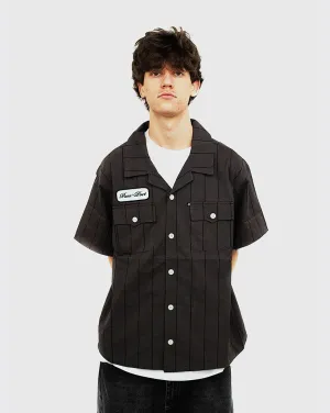 Passport Striped Casual Shirt - Tar