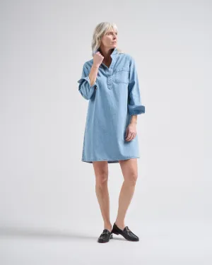 patch pocket popover dress
