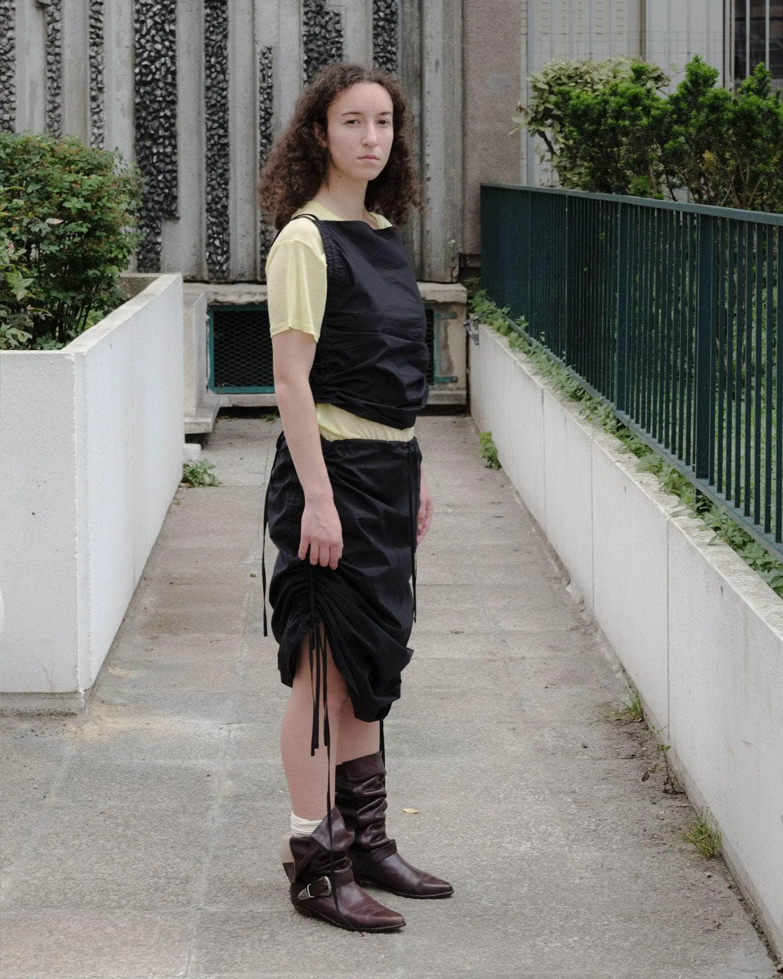 Pictorial Strap Skirt