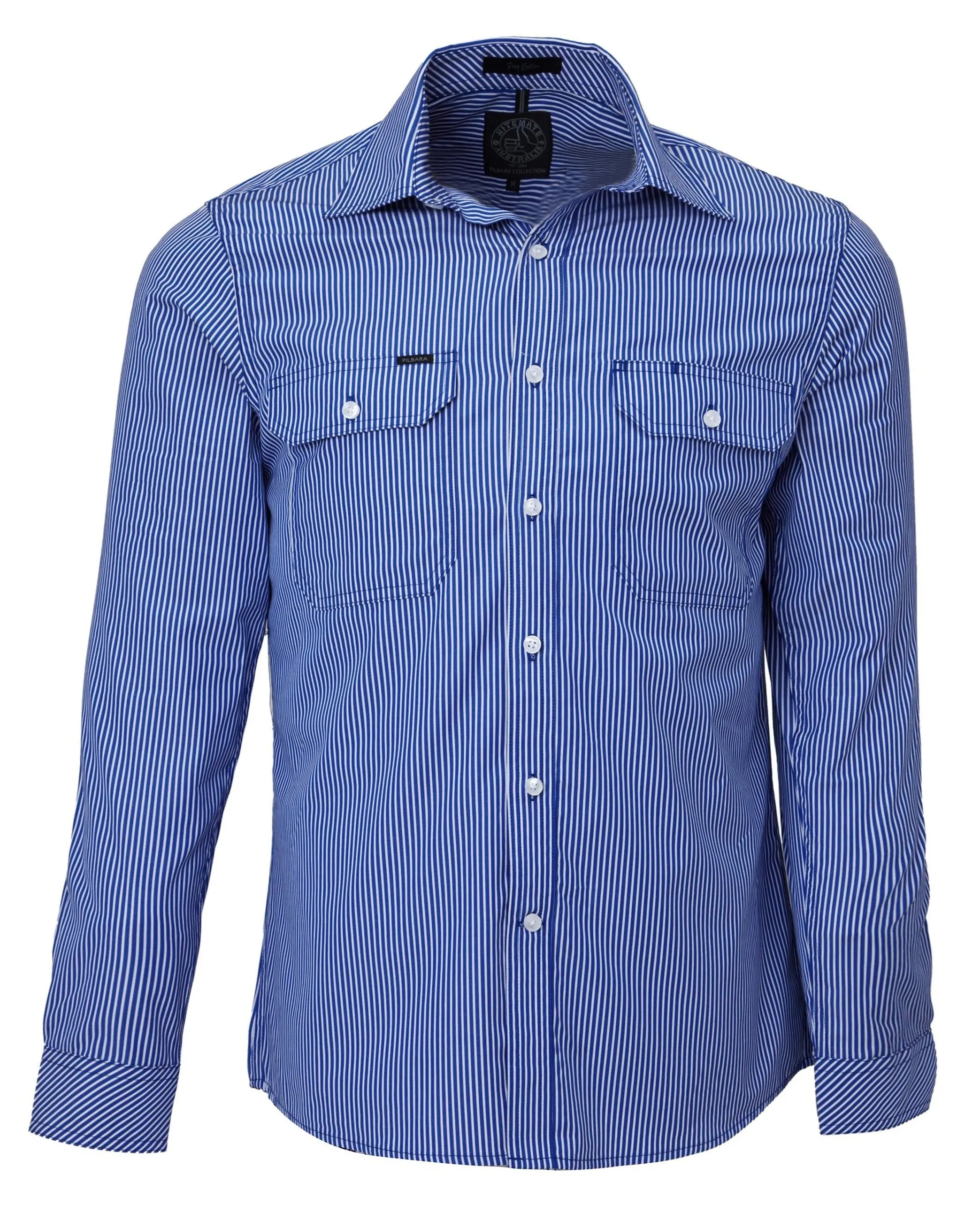Pilbara Stripe Double Pocket Shirt
