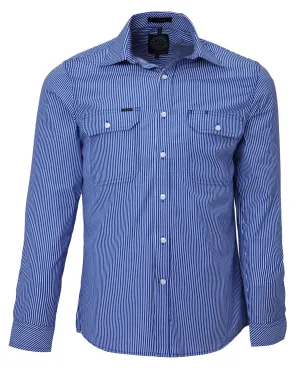 Pilbara Stripe Double Pocket Shirt