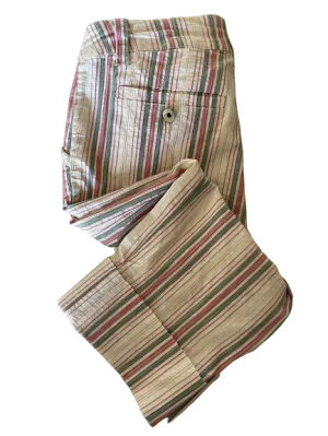 Plein Sud Jeans Striped Capris