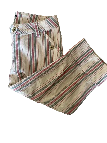 Plein Sud Jeans Striped Capris
