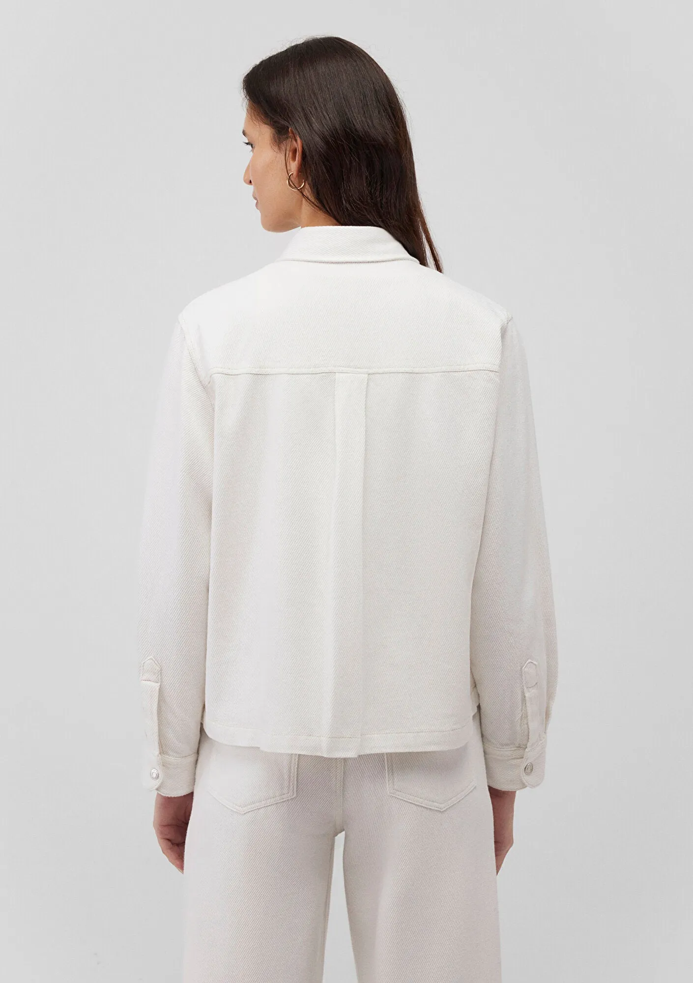 Pocket Detail Ecru Shirt