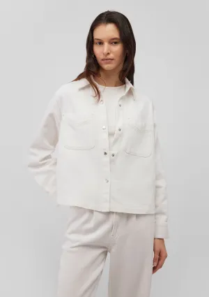 Pocket Detail Ecru Shirt