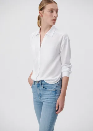 Pocket Detailed White Shirt