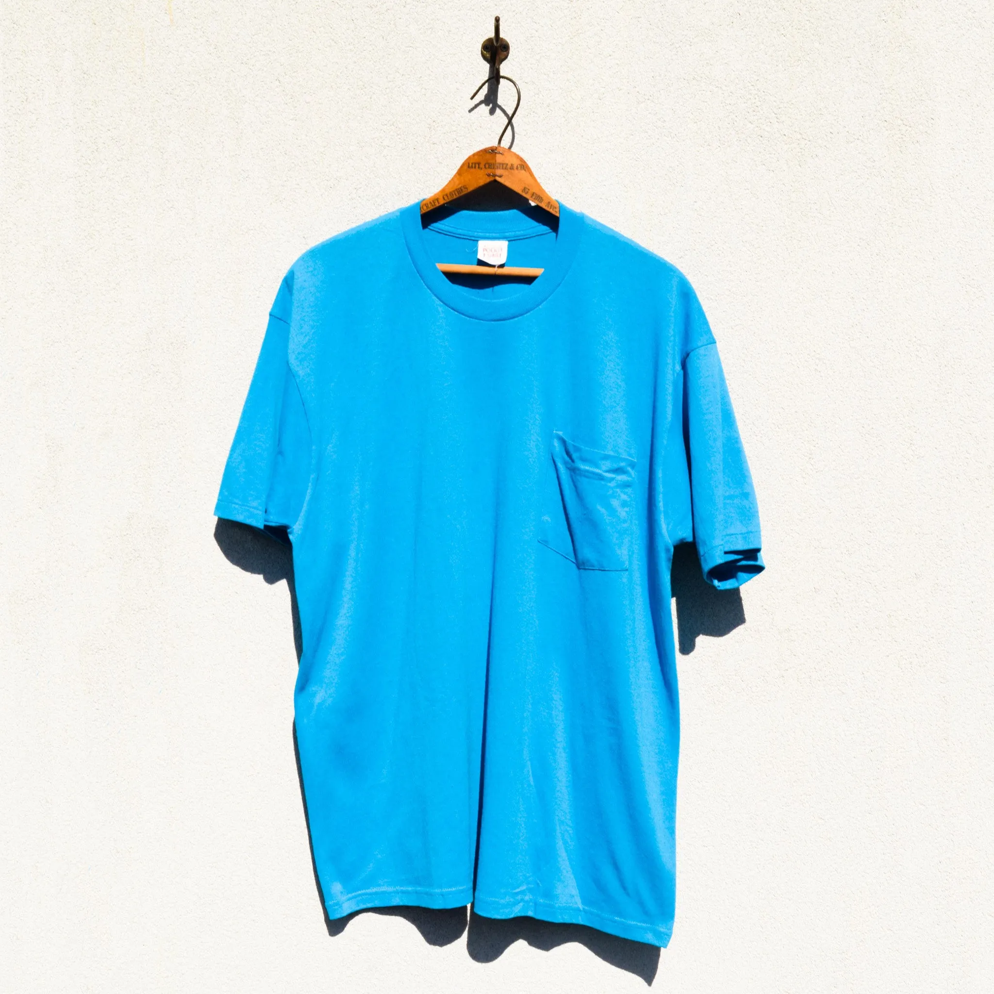 POCKET T-SHIRT - Cotton Poly Pocket Tee Shirt