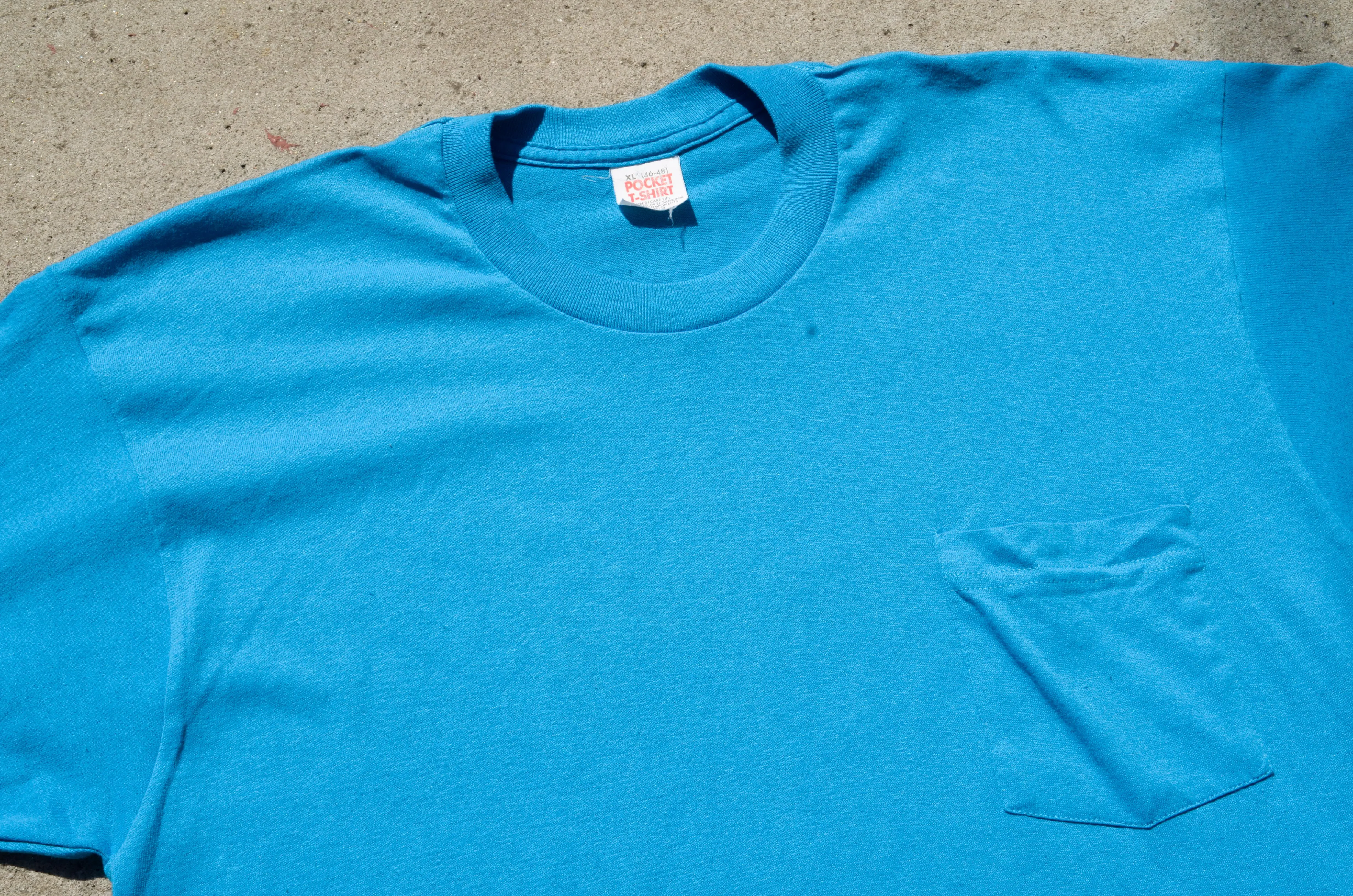 POCKET T-SHIRT - Cotton Poly Pocket Tee Shirt