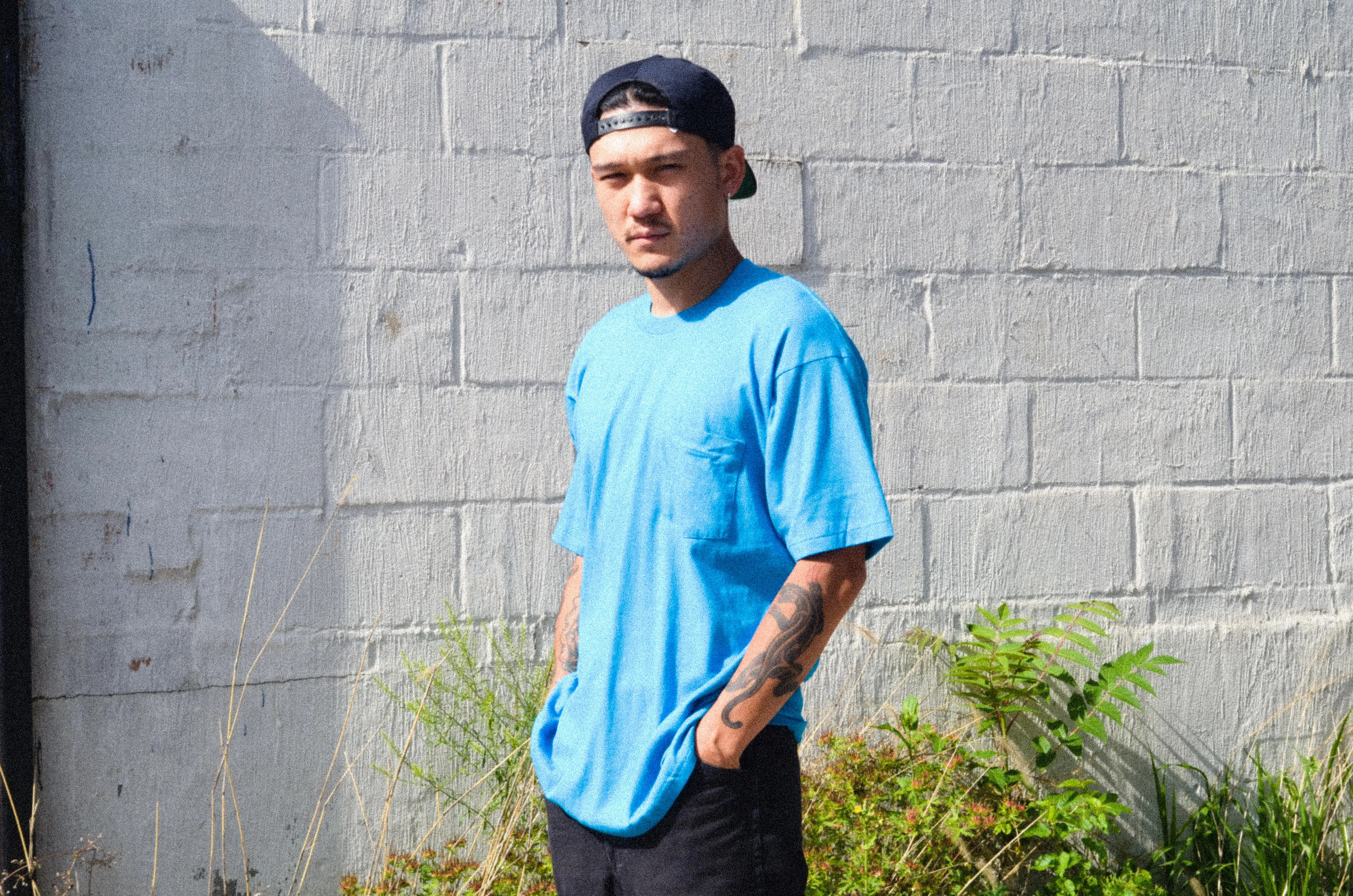 POCKET T-SHIRT - Cotton Poly Pocket Tee Shirt