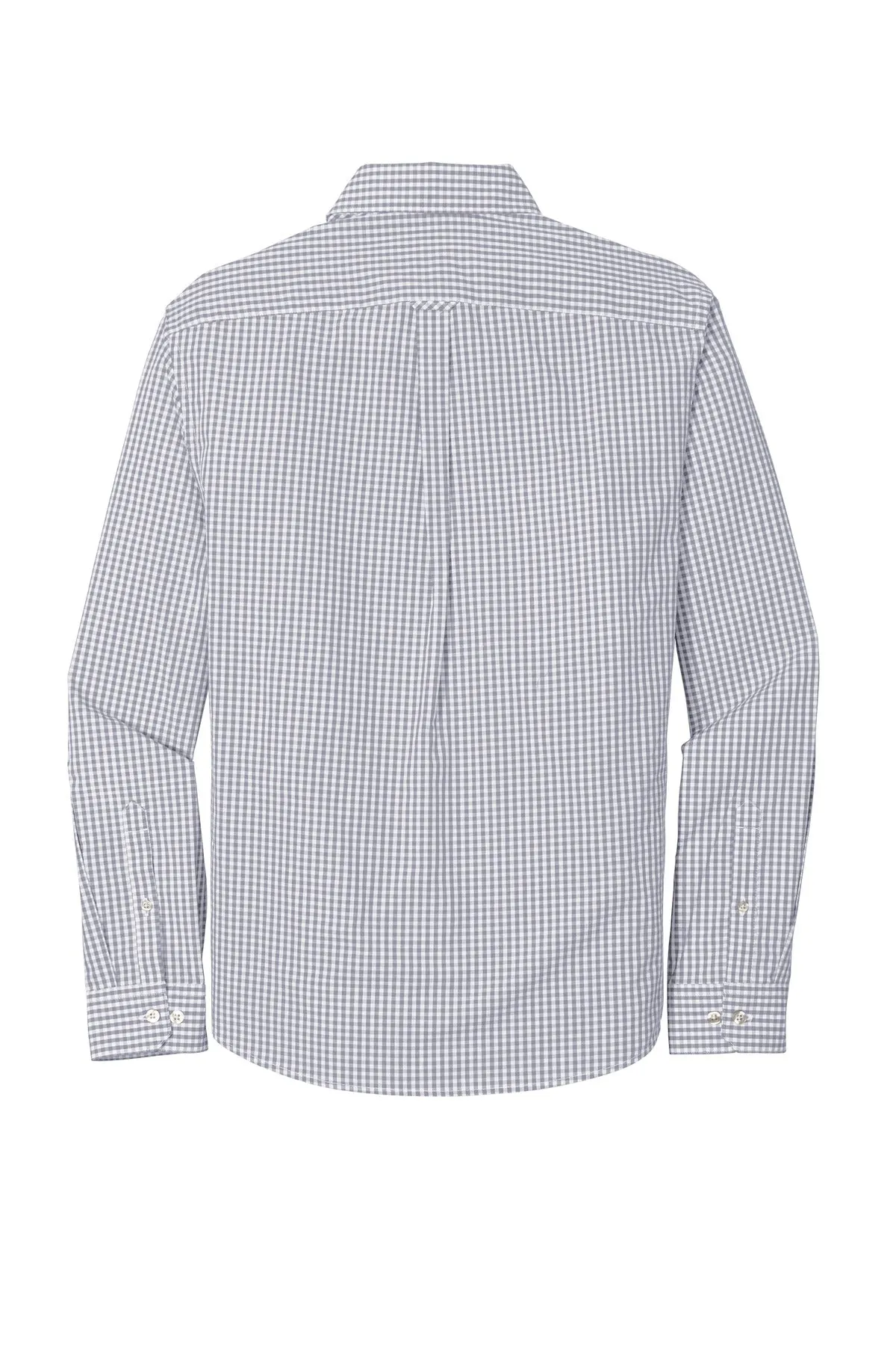 Port Authority  Broadcloth Gingham Easy Care Shirt W644 Gusty Grey/ White