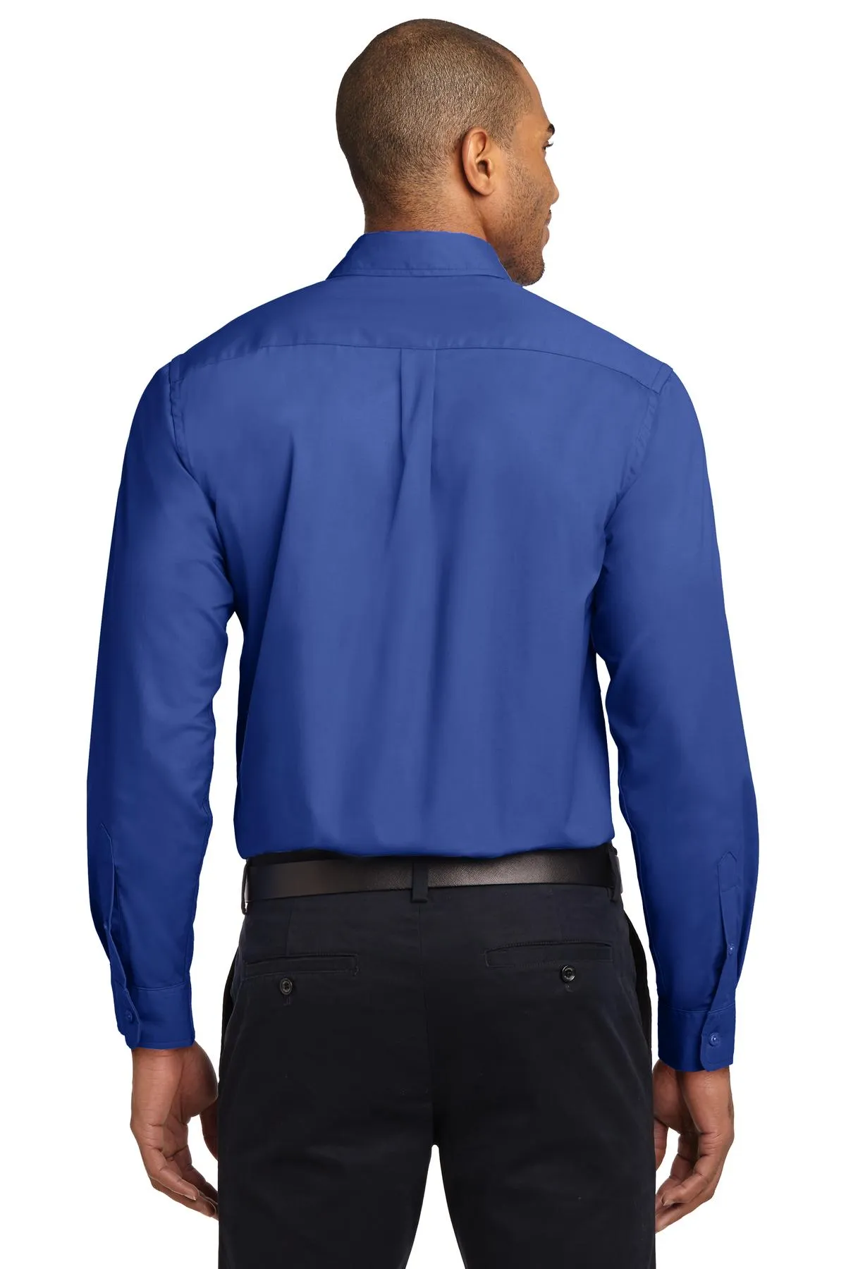 Port Authority Extended Size Long Sleeve Easy Care Shirt S608ES Royal/ Classic Navy
