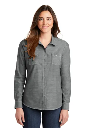 Port Authority¨ Ladies Slub Chambray Shirt. LW380