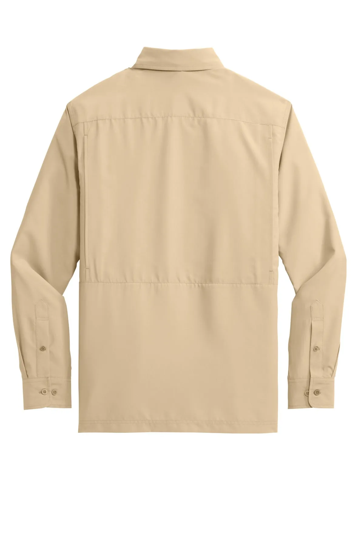 Port Authority Long Sleeve UV Daybreak Shirt W960 Oat